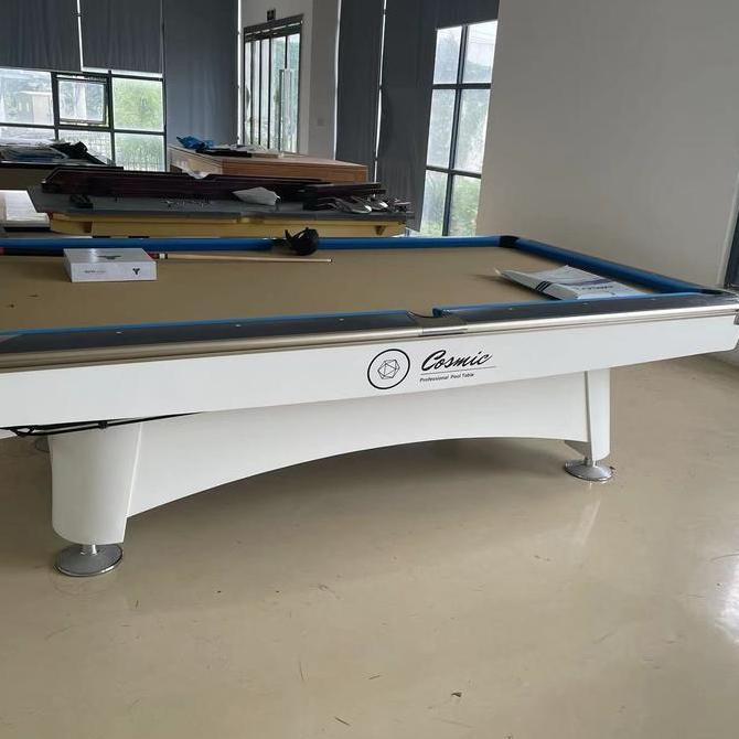 Terlaris Meja Biliar/Billiard Impor Merk Cosmic - Putih, 9 Feet - Putih, 9 Feet