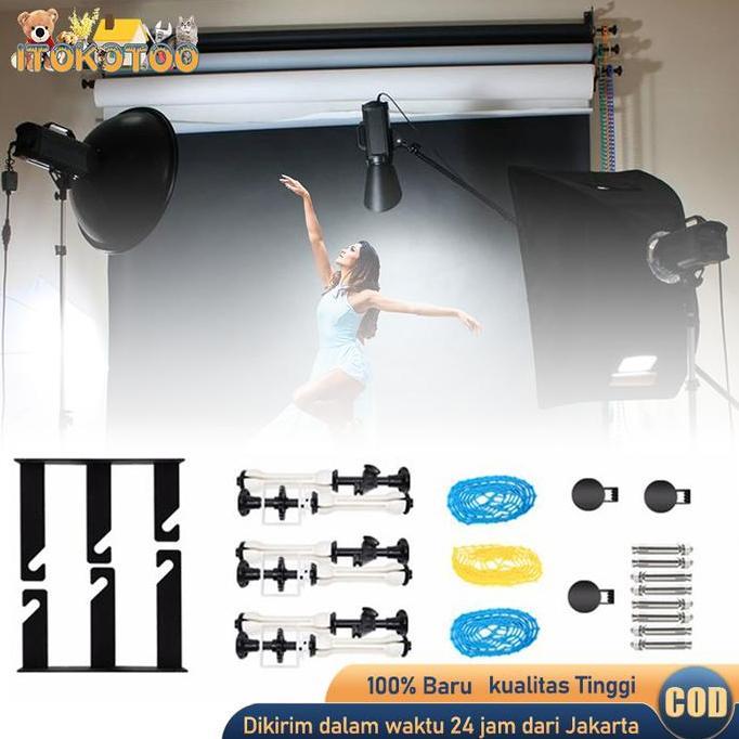 RGPOTZ Expander Background Manual 3 Slot Roll Background Studio