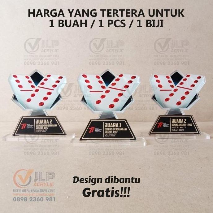 Piala Domino, Tropy Domino, Piala Gaple, Tropy Gaple, Trophy Gaple P07