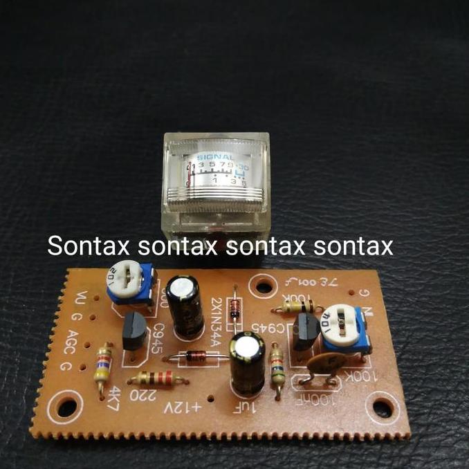 PCB DIY AGC GAIN VU METER DRIVER RADIO HAM SSB BITX TRANSCEIVER STX27