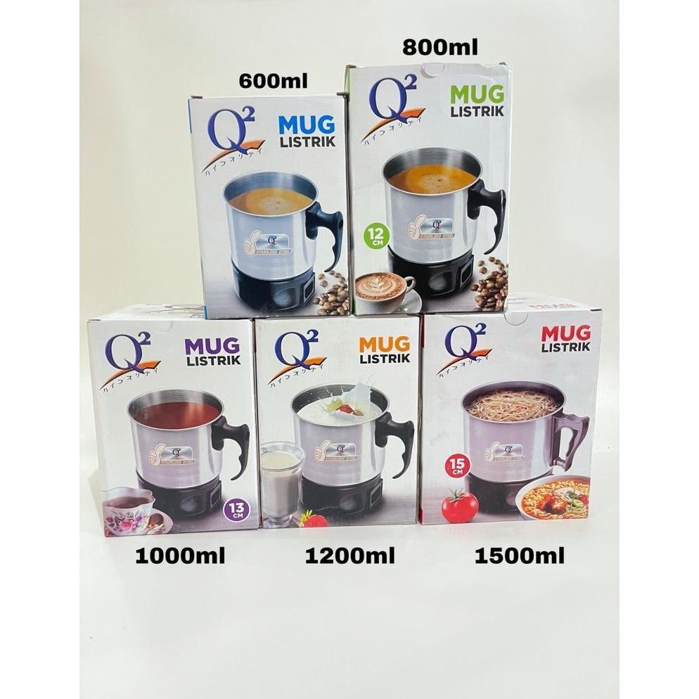 TERBARU Teko Mug Pemanas Air Mini Listrik Elektric Heating Cup Stainless