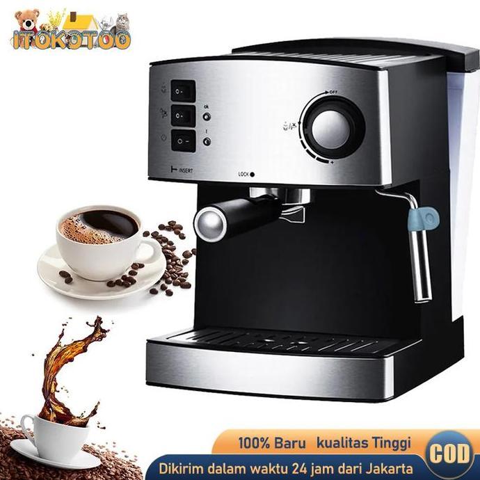 AQZEVUN Mesin Kopi Espreso Coffee Maker Espresso Mesin Coffee