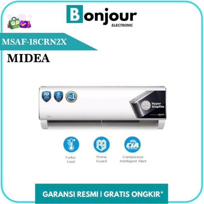 AC Midea 2 PK MSAF-18CRN2X AC Standar 2PK Midea MSAF18CRN2 18CRN