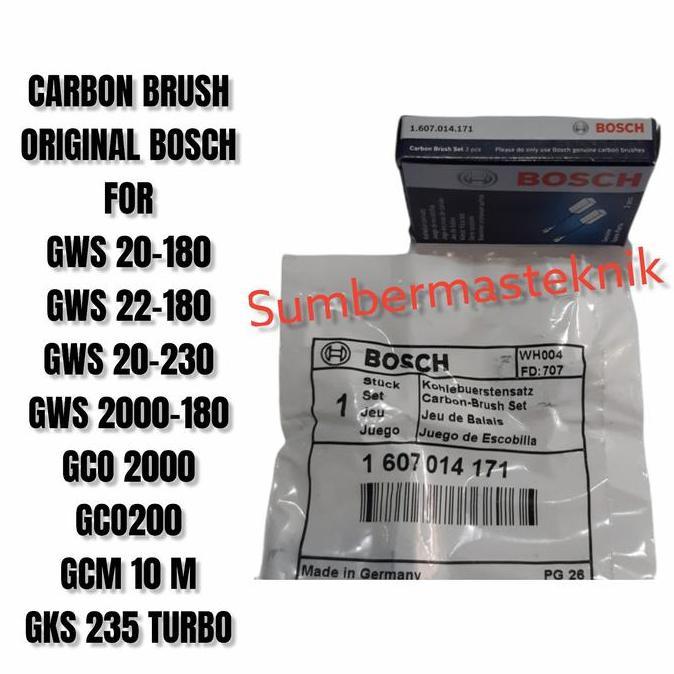 Terbaru CARBON BRUSH GERINDA TANGAN 7" BOSCH GWS 22-180 ARANG BOSCH GWS22-180 smt113 Murah