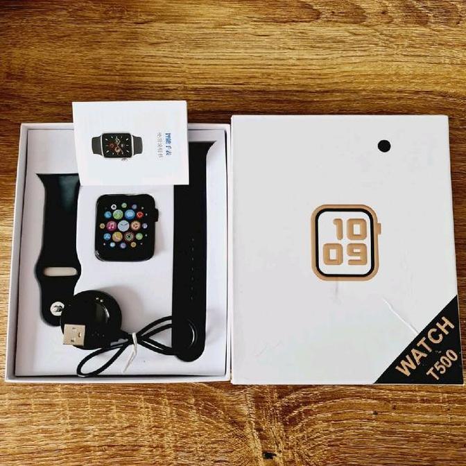 Smartwatch T500 dengan Pedometer dan Detak Jantung Fitur Panggilan Musik dan Mode Olahraga Bluetooth