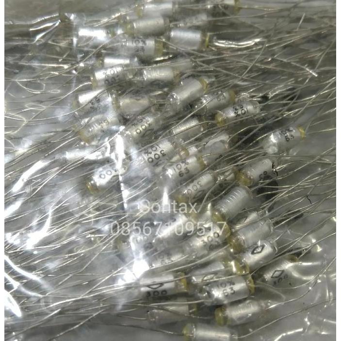 300PF 300 PF POLYSTYRENE FILM CAPACITOR KAPASITOR KERTAS FEDER PEDER STX27