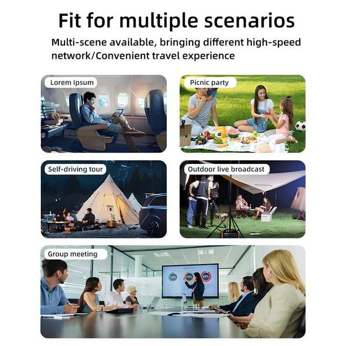 Tick- [Free 5Gb] Uplu Mifi Modem Wifi Wireless Router 4G Lte 8000Mah 150Mbps Hh Speed Charger Merah 