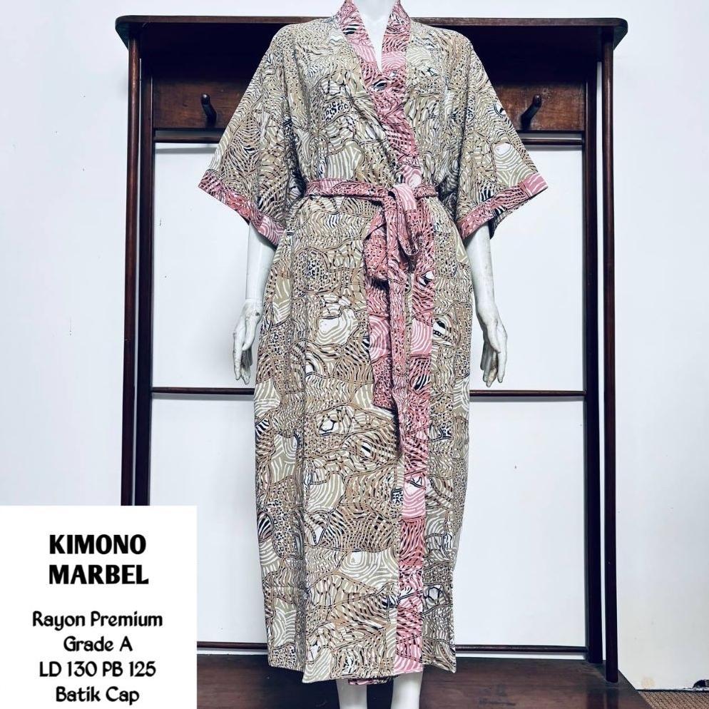BATIK AIS Kimono Batik Adem Rayon Wanita Spa Hotel Habis Operasi Outer Best Seller
