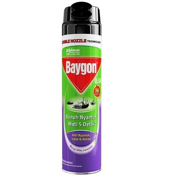 BAYGON AEROSOL LAVENDER 600 ML