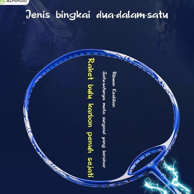 Promo Pengiriman LokalCodAlp Zhanyu T800 4U Power Lock Tech Raket Ofensif Ringan Profesional Lahir U