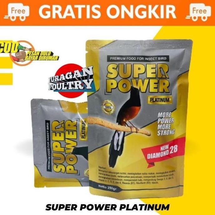 OK VOER MURAI BATU SUPER POWER PLATINUM PAKAN BURUNG HARIAN LOMBA MURAI ''