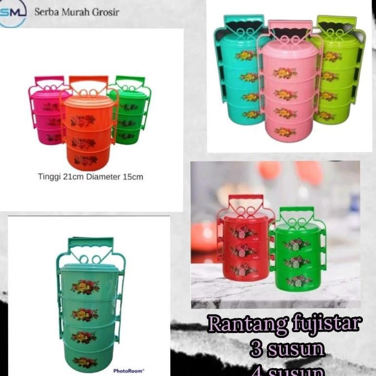 HOT DEALS rantang catering plastik/rantang bekal/rantang sekat 3/rantang plastik 3susun/rantang fuji