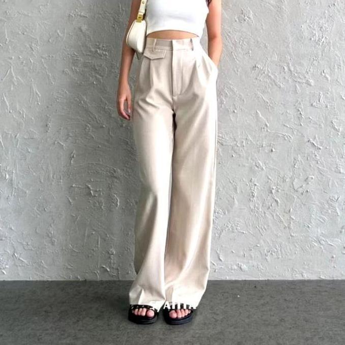 Oro Pants - Celana Loosue Pants Wanita Oro - Celana Oro Anti Kusut - Celana Style Korea Oro - Oro pa