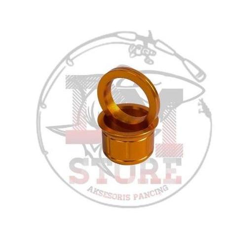 CUCI GUDANG Ring Spencer dan Trim - Ring Specer Reelseat Aksesoris Joran Ukuran 18mm 20mm Warna Gold