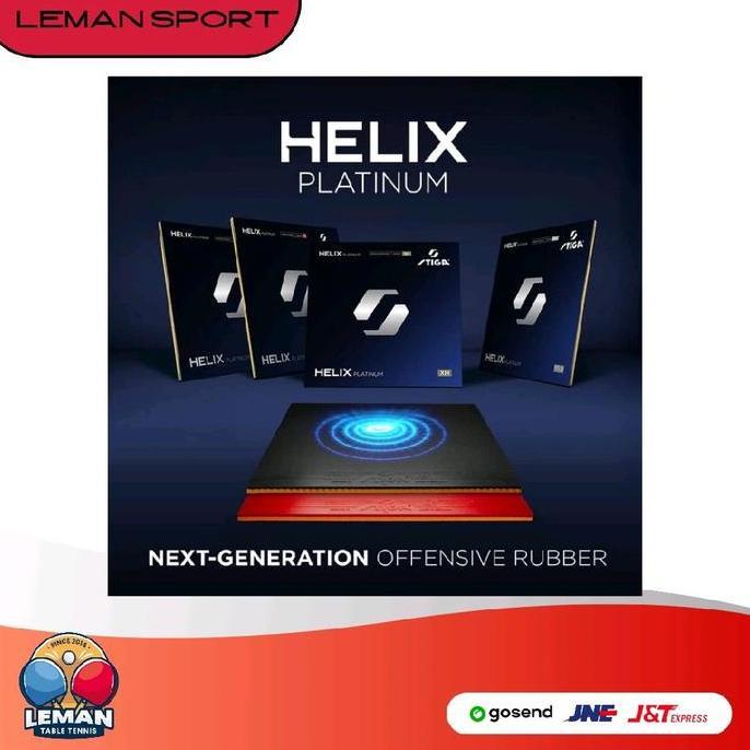 Karet Stiga Helix Platinum XH / H / M / Karet Bet Pingpong Tenis Meja
