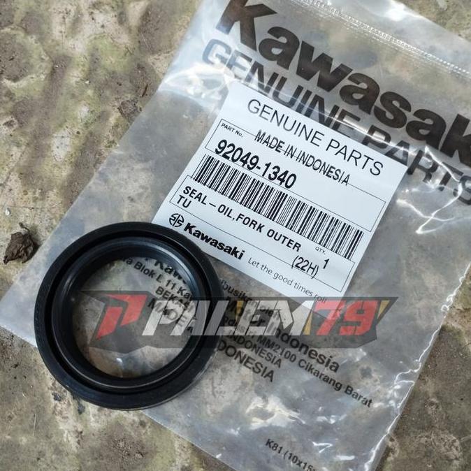 Seal Shock Depan Ori KLX 150 S L Sil Tele