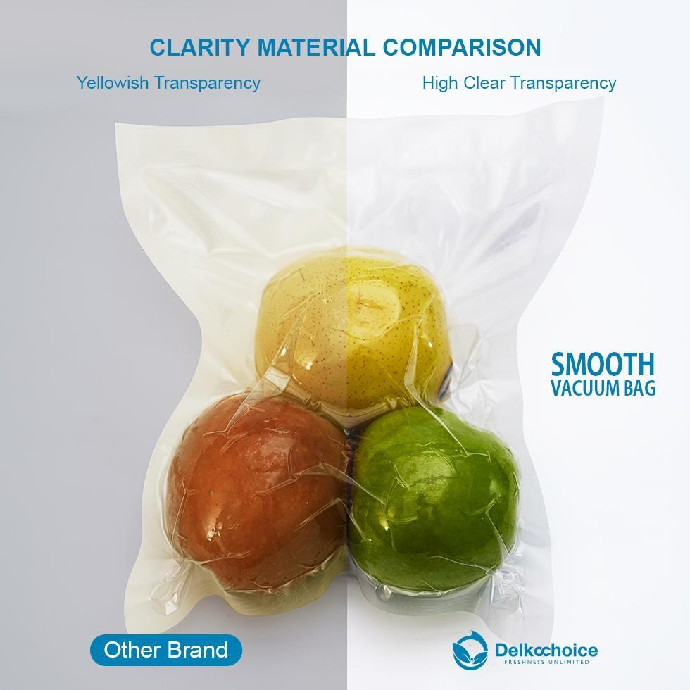PROMO TERBARU DELKOCHOICE PLASTIK VACUM / VAKUM MAKANAN DELKOCHOICE POLOS | EMBOSSED