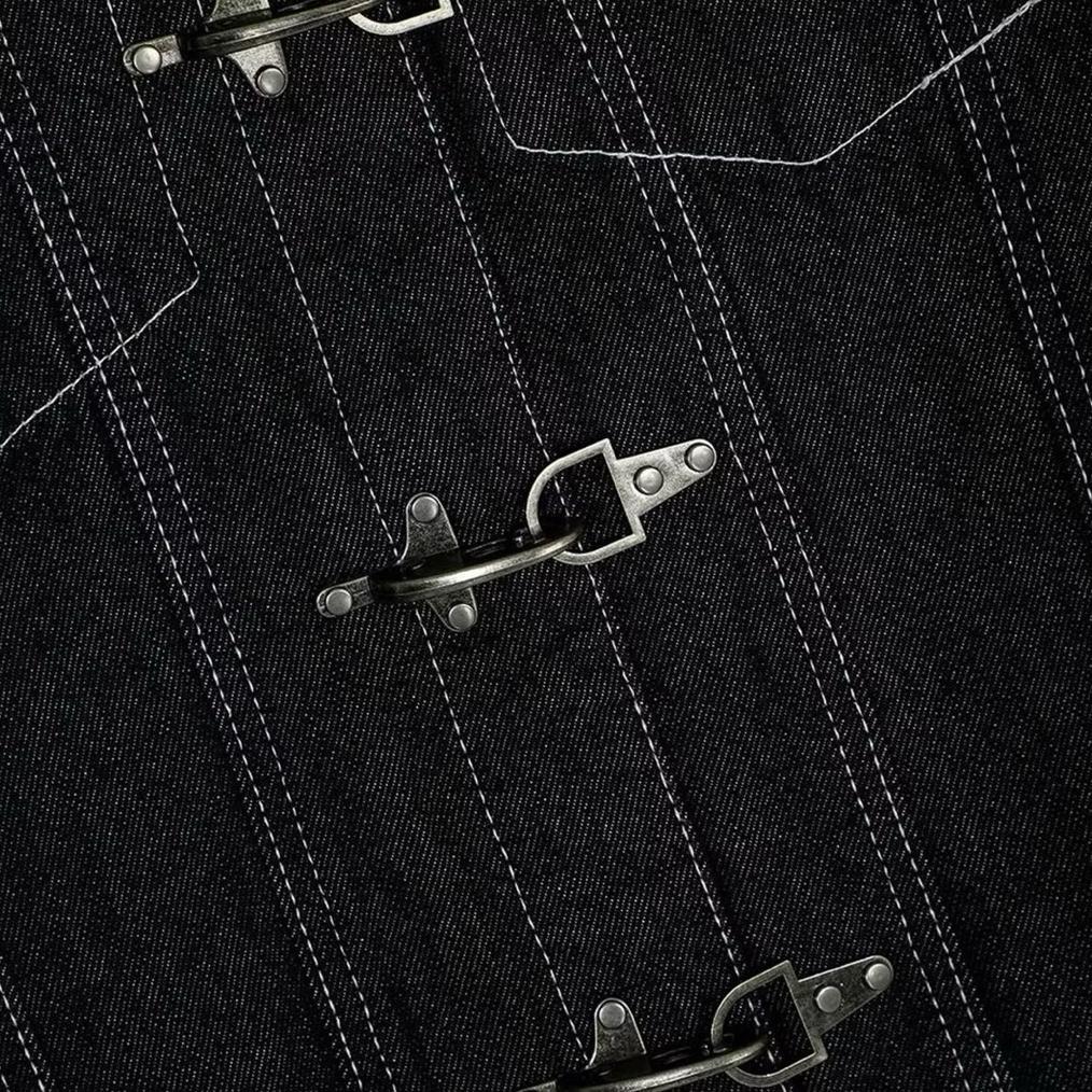 NEW JAKET DENIM WASH (BAHAN TEBAL) FIREMAN CLASP | BECKMAN SERIES | Jaket FIREMAN CLASP