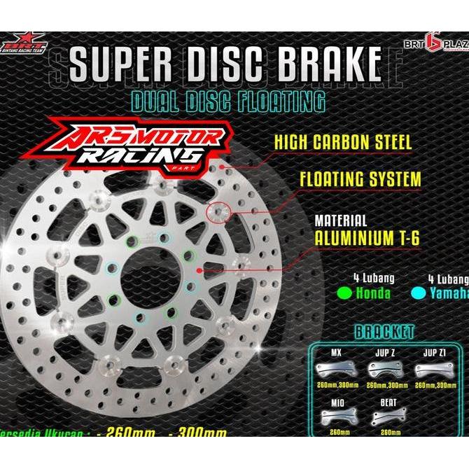 // DISC BRAKE BRT 260MM FLOATING - PIRINGAN CAKRAM BRT 260MM FLOATING //