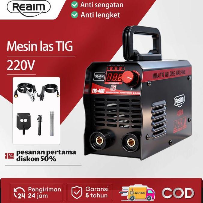 dvm_ Reaim Mesin Las Jerman Mesin Las Mini TIG-400 Mesin Las Listrik 450 Watt Travo Las 450 Watt Mes