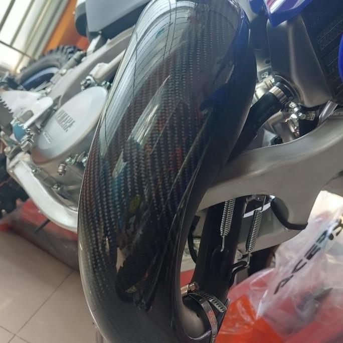 Cover knalpot YZ250x carbon pelindung knalpot yz 250 x carbon