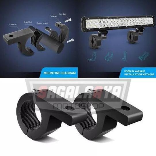 Paket lampu Duromoto M6 Saklar Ori Relayset Duromoto Bracket Vinyx Variasi