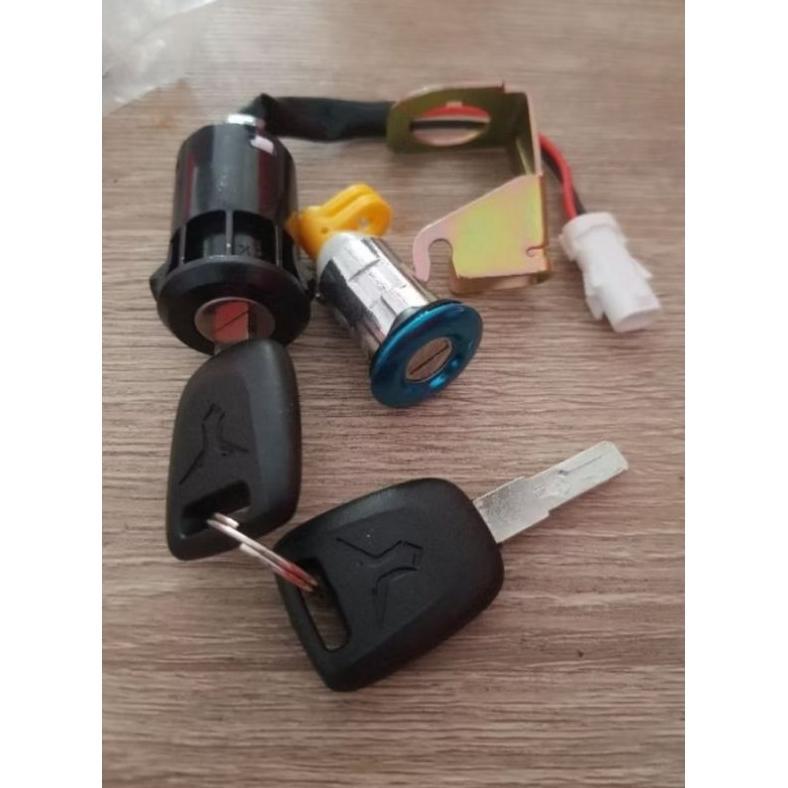 Kunci Kontak Sepeda Listrik D7S, DF 8, D8S, D8P, D8D sparepart