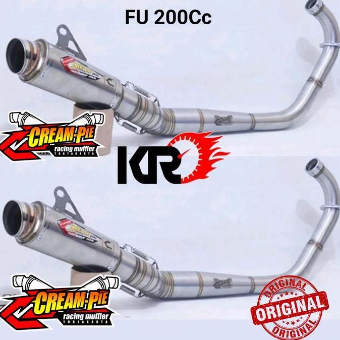 Knalpot Creampie Stainless CP3 Satria FU 200Cc Orinal