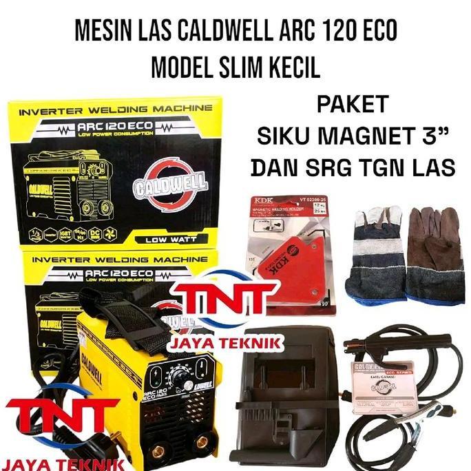 krisfiyantozz MESIN LAS CALDWELL ARC 120 EC 450 WATT TRAVOLAS INVERTER CALDWELL 120 Diskon