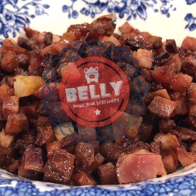 BACON BABI - Bacon Bits (Bacon Potongan Kecil) AROMA - FROZEN FOOD