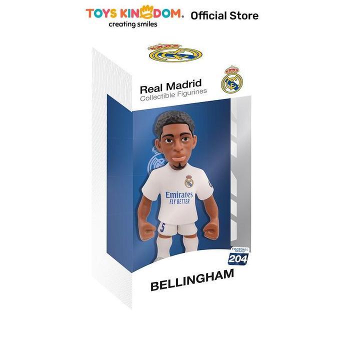 Toys Kingdom Minix Real Madrid Figure Bellingham 12 cm - Putih Figur Miniatur Karakter Mainan Koleks