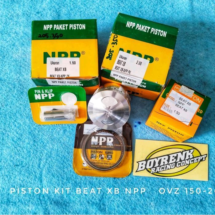 Piston Kit Seher Seker Beat Xb 53.5- 55.5 Pin 13 Npp Boyrenk Racing Original Dan Terpercaya