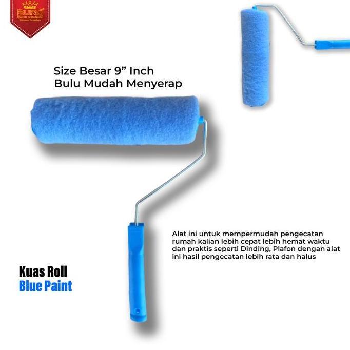 PAKET EKONOMIS | Alat Cat Tongkat Kuas roll dan Bak cat Murah Promo | kuas roll | bak cat | extensio