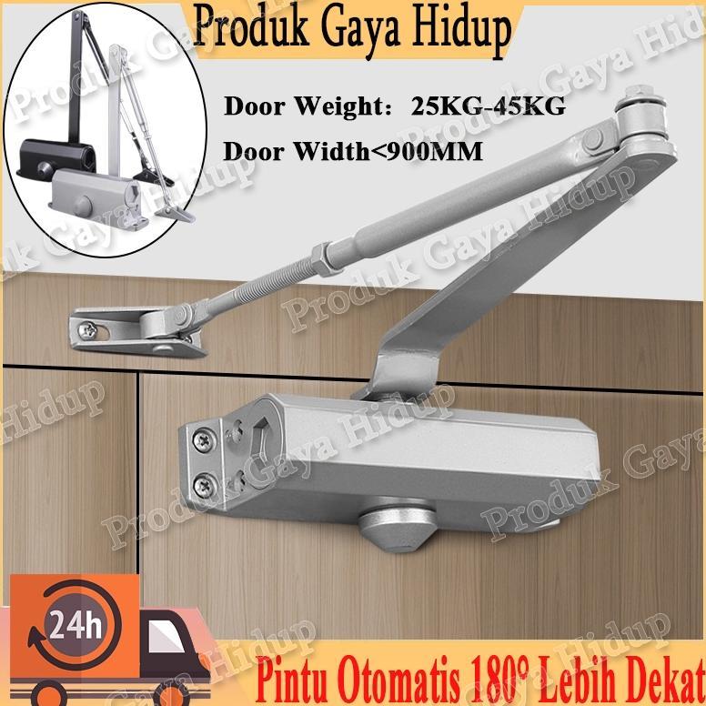 Door Closer - 180 Automatic Door Closer Automatic Door Closer Automatic Small Light Fire Door Buffer