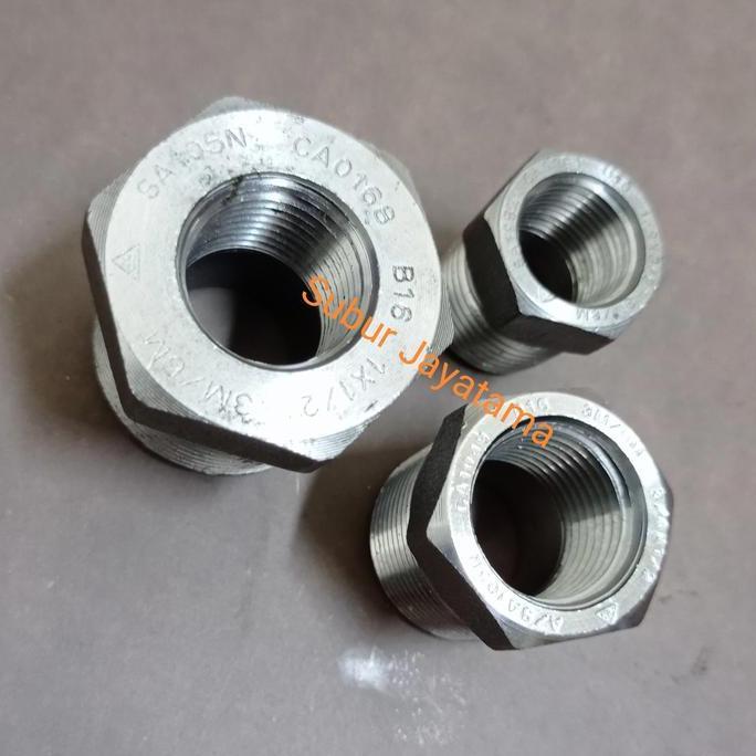 Vring / Bushing / Vlok Ring Besi A105 3000 Psi NPT 1 x 1/4 " inchi