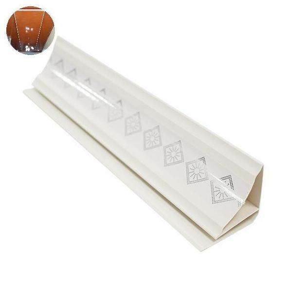 List tembok pvc list profil pvc motif wajik 6cm