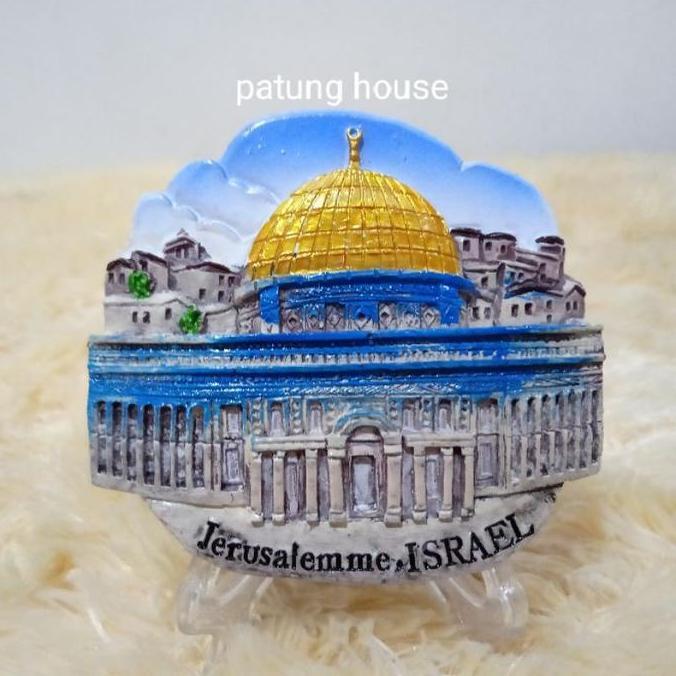 Fridge Magnet Tempelan Kulkas Souvenir Jerusalem Israel