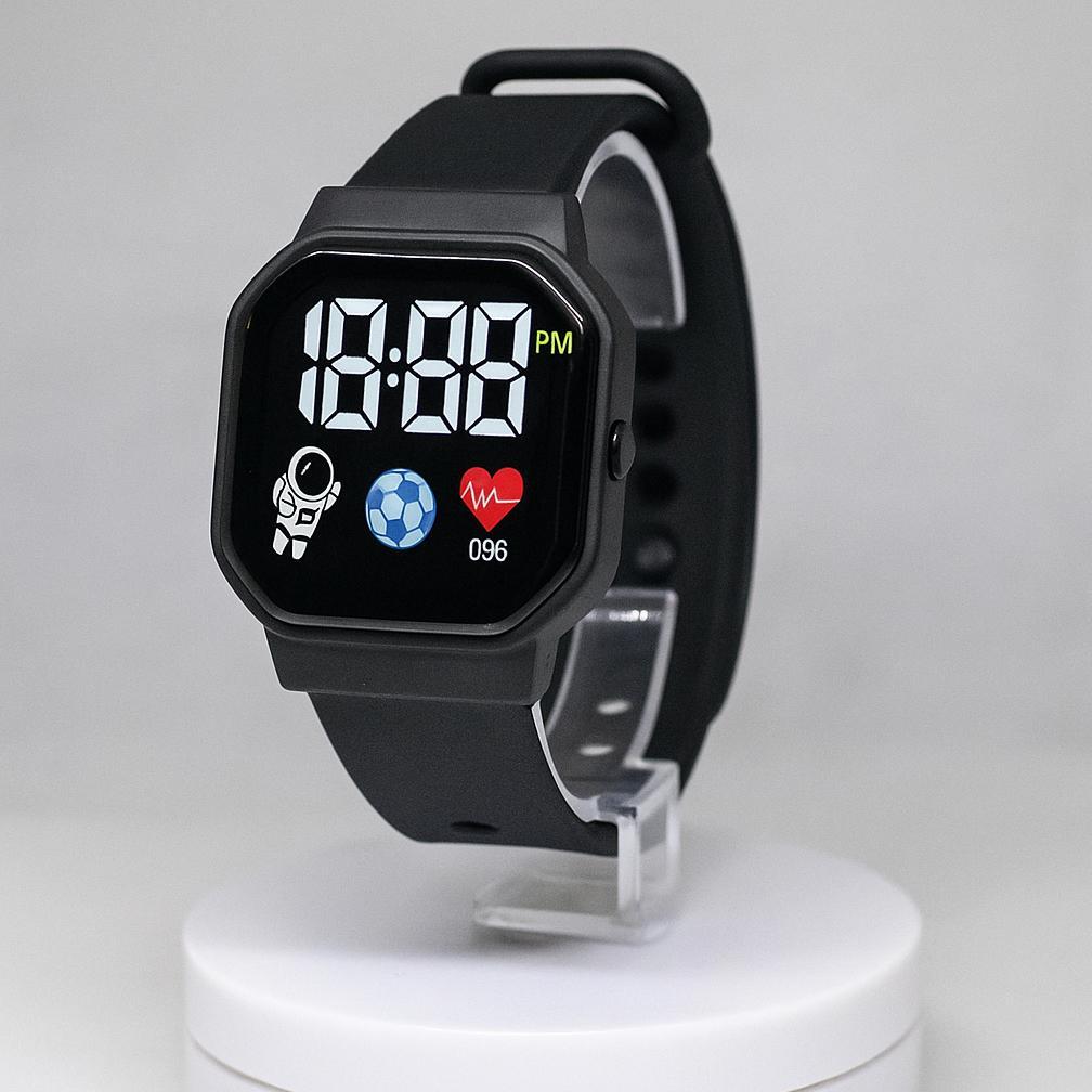 Hemat Jam Tangan Anak Anak Perempuan Led Astronot Anti Air Lucu Fashion Korea Cewek 5 - 12 Tahun