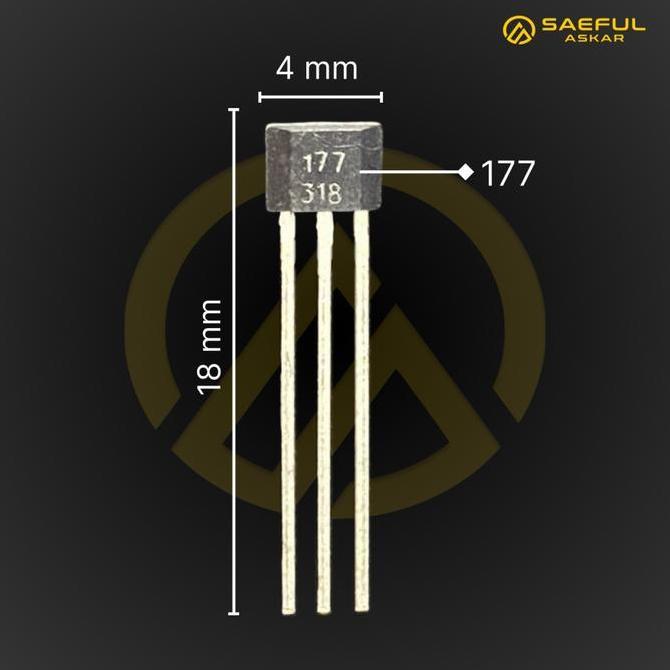 Ready Transistor Hall Effect Sensor Magnetic Dinamo BLDC 177 ATS177 SH177 Sepeda Listrik Motor Listr