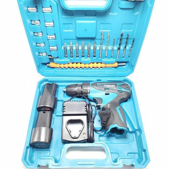 PYON Mesin Bor / Bor Cordless Orion 2 baterai tanpa kabel Melampaui/Pengganti Bosch