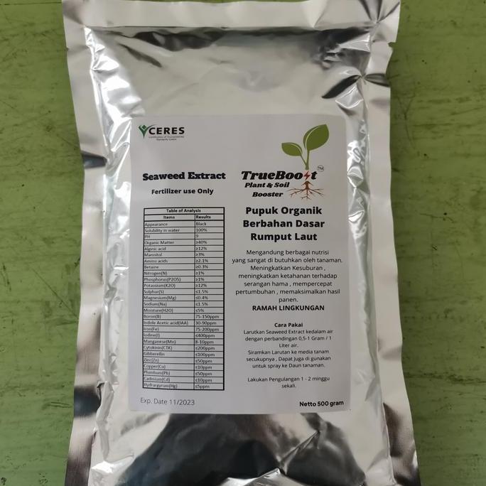 Pupuk Seaweed Extract Organik ( 500 gram )