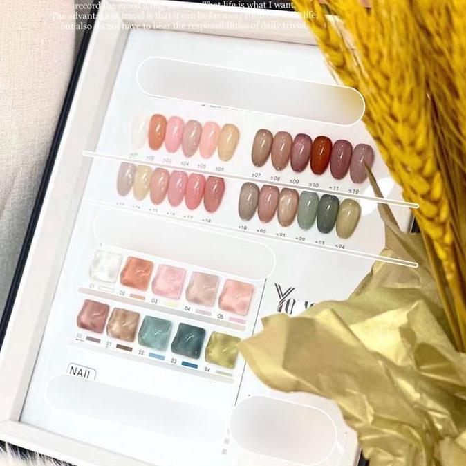 Youse Clear Jelly Series Gel Polish Set isi 24 / Youse gel polish set isi 24 seri warna jelly / Beni