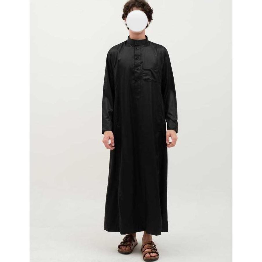 PROMO ( BISA COD ) GAMIS / JUBAH AL HARAMAIN POLYSTER IMPORT VIET UKURAN ANAK  REMAJA DEWASA POLOS T
