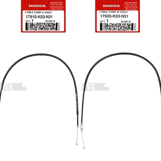 17910-K03-N31 17920-K03-N31 Kabel Gas A B Atas Bawah Revo Fi Injeksi