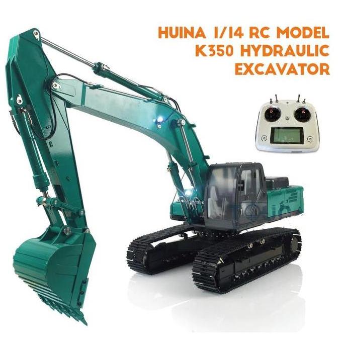 HUINA K350 KABOLITE RC EXCAVATOR EKSKAVATOR HIDROLIK 1/14 FULL METAL JH27