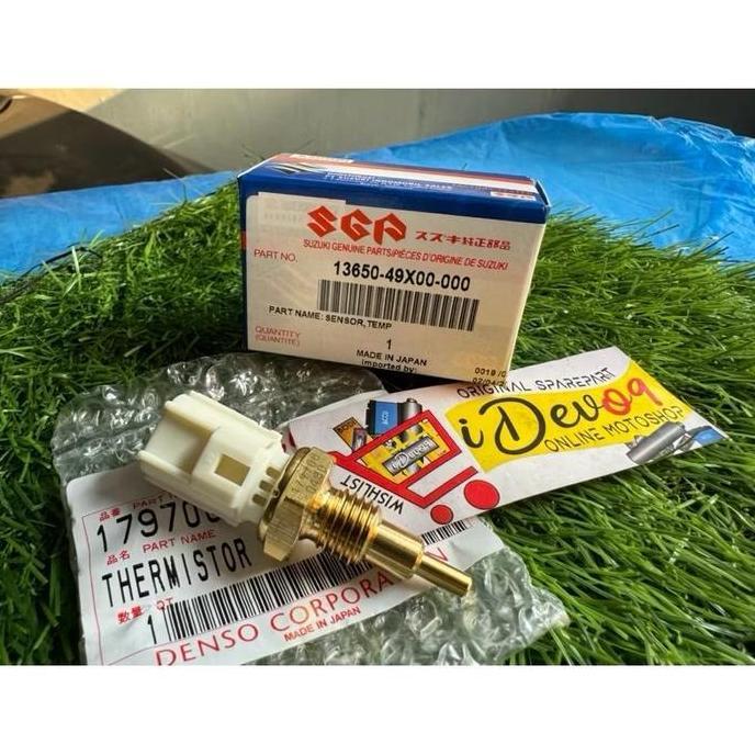 Sensor ECT Temperatur Suhu Thermo Sensor Blok Seher Piston Satria Fu Injeksi GSX Orinal