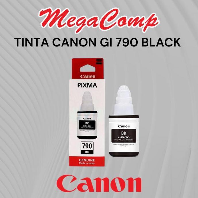 pablo.ntoo - canon tinta gi-790 black original untuk printer canon g1000 g2000 g2002 g3000 tinta asl