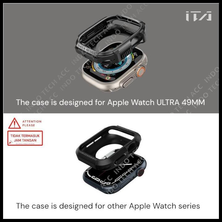 Promo Case Strap For Apple Watch Series Series Ultra 3/2/1 Case Rugged Armor With Strap Orbit Splash