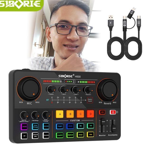 Seller_Dopa - Siborie&Gendirahman27 Rekomendasi Bersama Soundcard H500+Otg-2In1