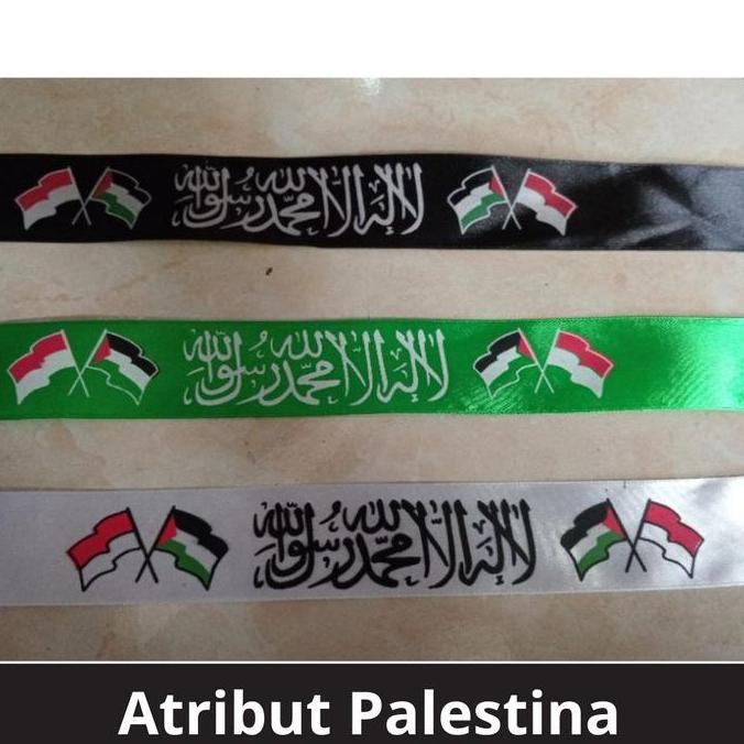 Pilihan- Atribut Palestina Indonesia Saudara Aksesoris Ikat Kepala Tauhid Style